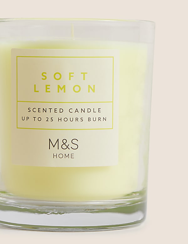 Soft Lemon Scented Candle
