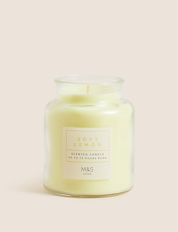 Soft Lemon Jar Candle - NZ