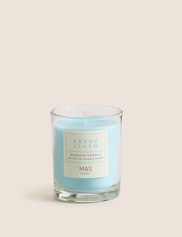 Fresh Linen Scented Candle - GR