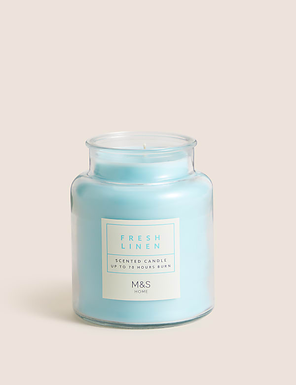 Fresh Linen Jar Candle - RO