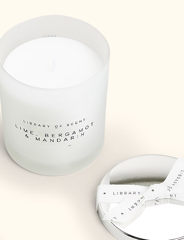 Lime, Bergamot & Mandarin Scented Candle