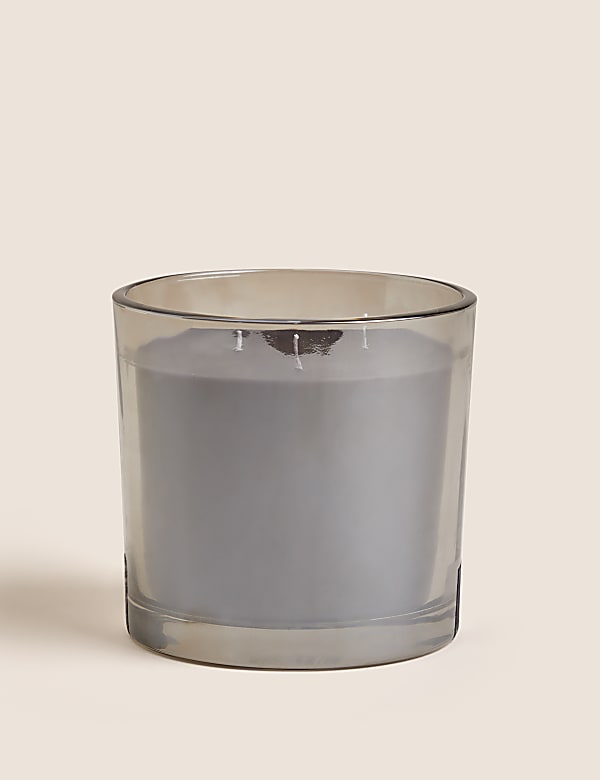 Dark Amber & Vanilla 3 Wick Candle - GR