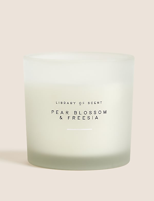 Pear Blossom & Freesia 3 Wick Candle