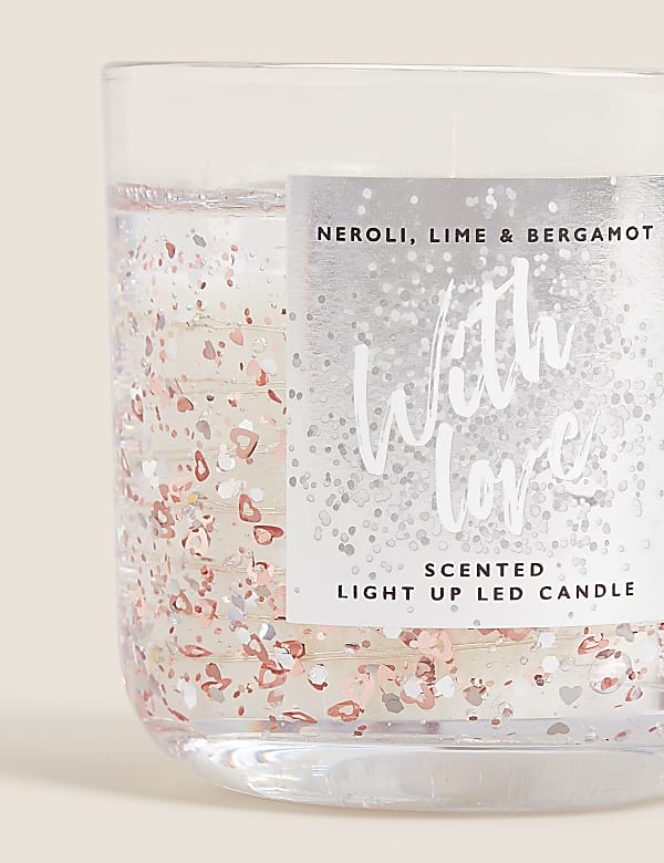 Heart Light Up Candle