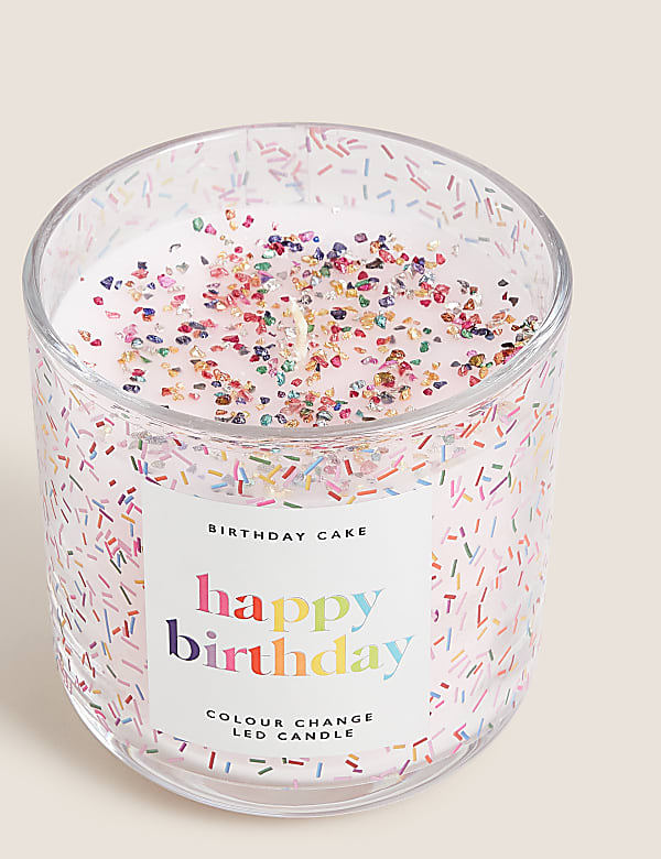 Birthday Cake Colour Change Light Up Candle
