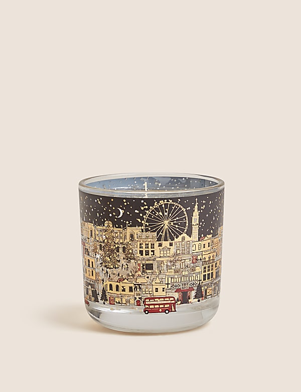 Mandarin, Clove & Cinnamon Town House Light Up Candle - GR