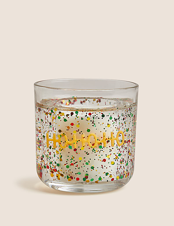 Neon Ho Ho Ho Light Up Candle - LU