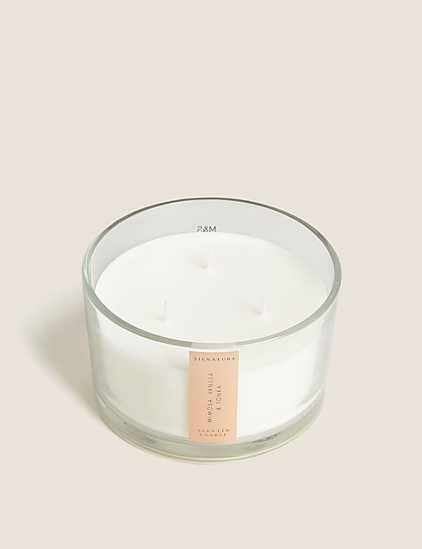 Mimosa, Vanilla & Tonka 3 Wick Candle