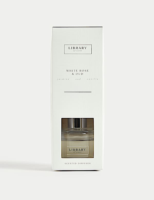 Αρωματικό χώρου με λευκό τριαντάφυλλο και ξύλο αγάρ 100 ml - GR