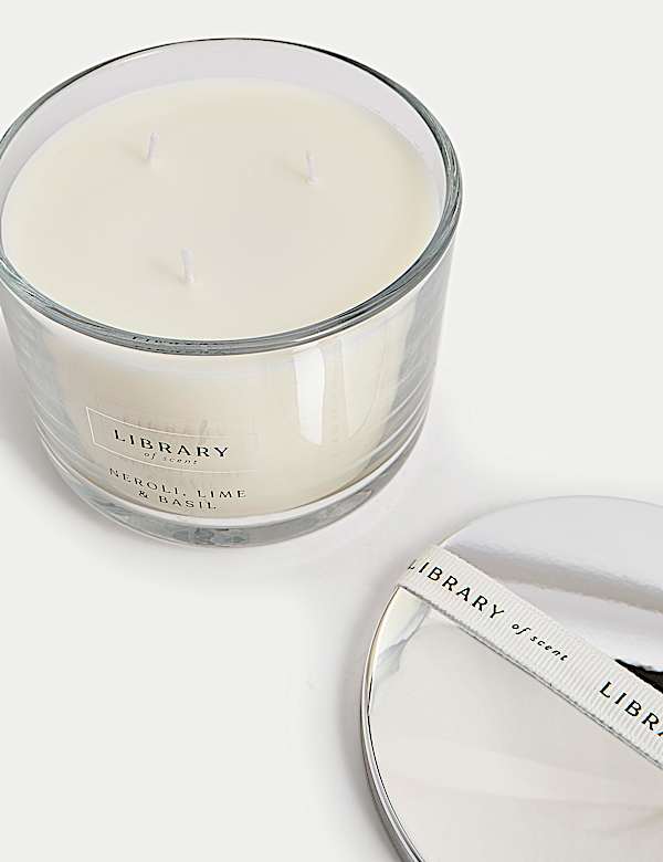 Neroli, Lime & Basil 3 Wick Candle - GR
