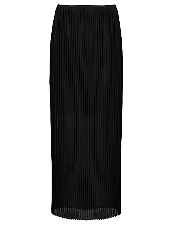 Pleated Maxi Skirt