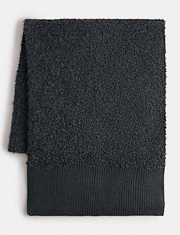 Boucle Knit Scarf - US