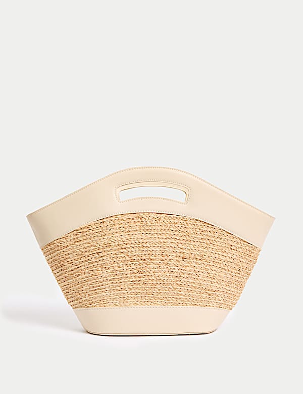 Straw Shoulder Bag - CH