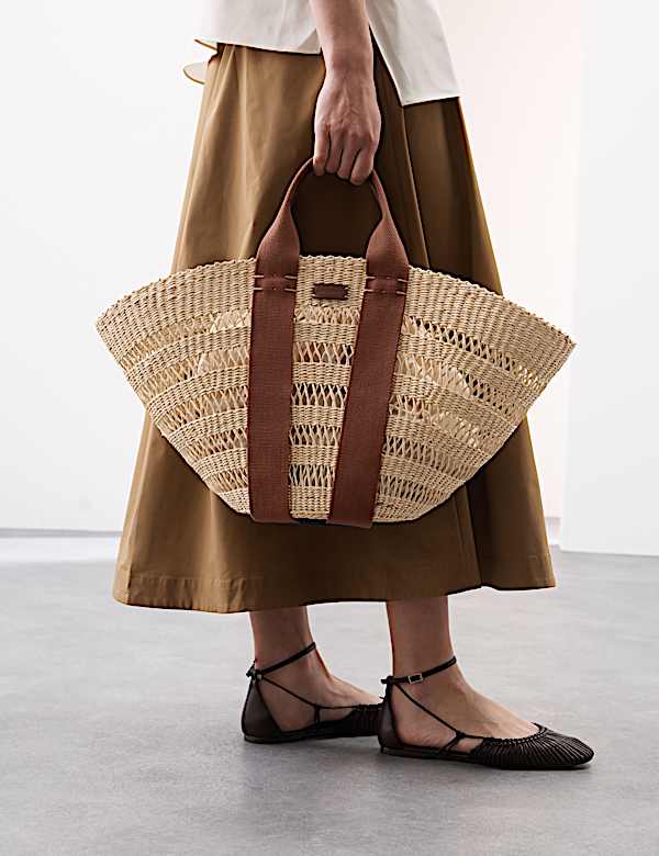 Straw Tote Bag - BE