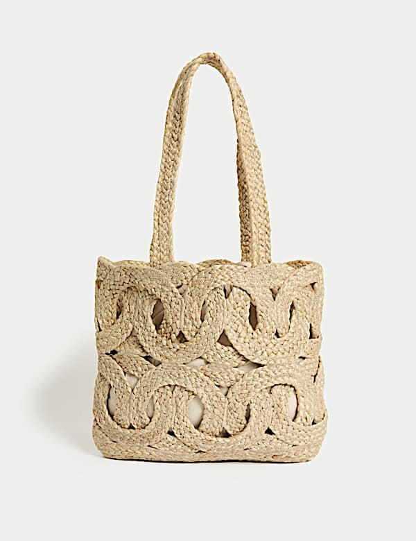 Straw Woven Tote Bag - BE