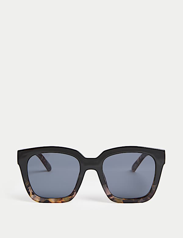 Oversized Preppy Sunglasses - BE