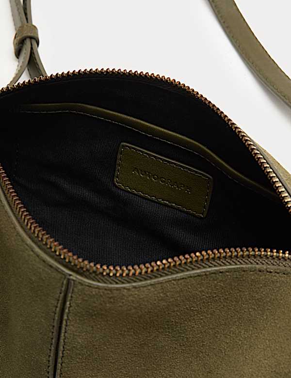 Suede Cylinder Cross Body Bag - CY