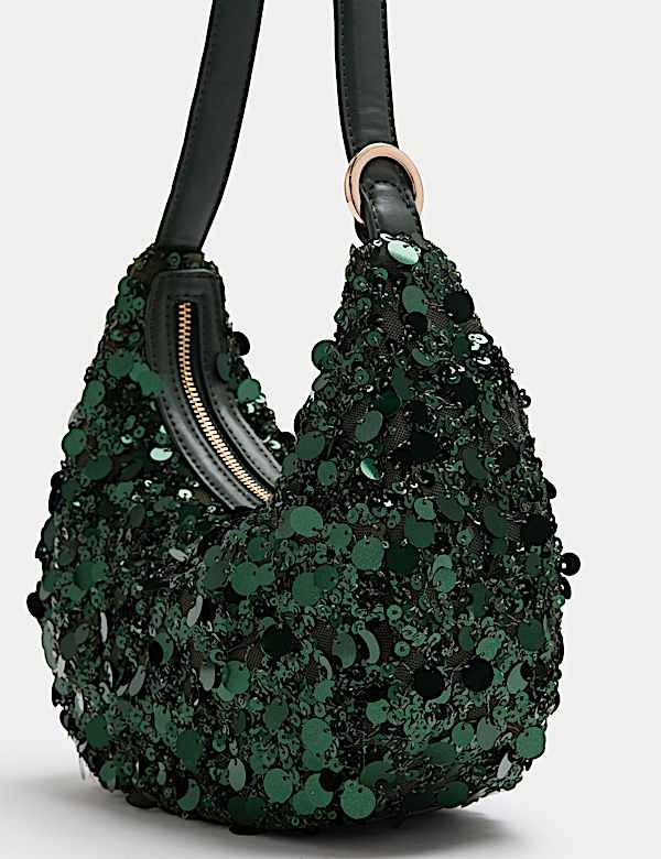 Soepel tasje met lovertjes  - BE