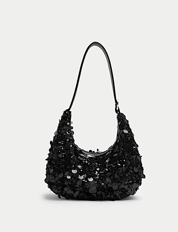 Sequin Top Handle Grab Bag - TW