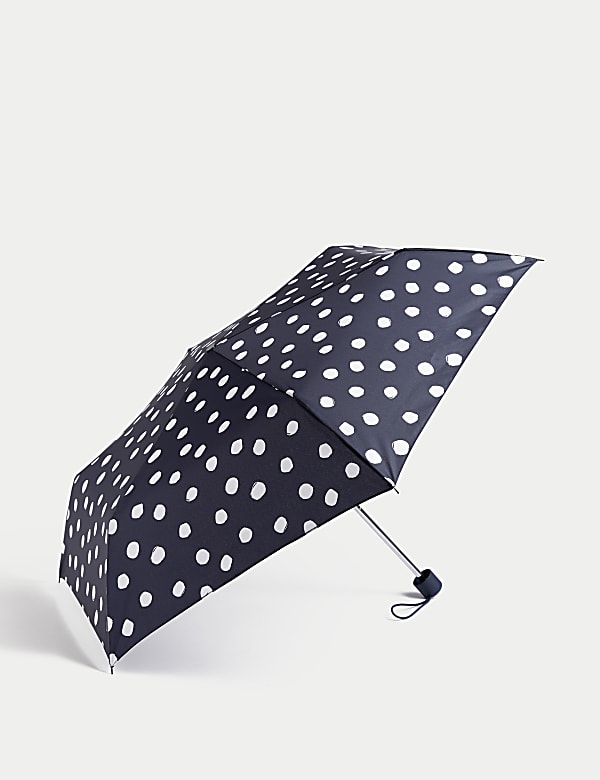 Puntíkovaný pevný deštník s technologií Stormwear™ - CZ