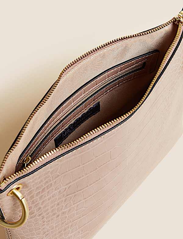 Faux Leather Cross Body Bag