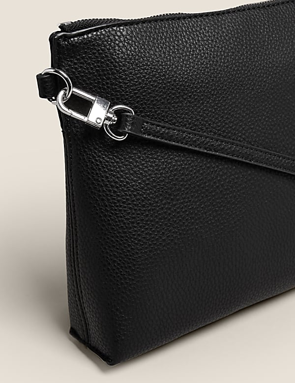 Faux Leather Cross Body Bag