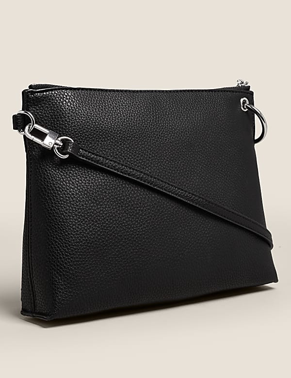 Faux Leather Cross Body Bag