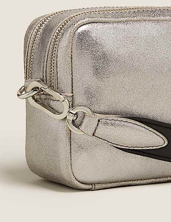 Leather Cross Body Camera Bag