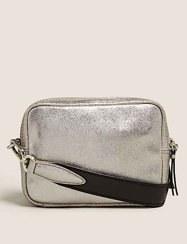 Leather Cross Body Camera Bag