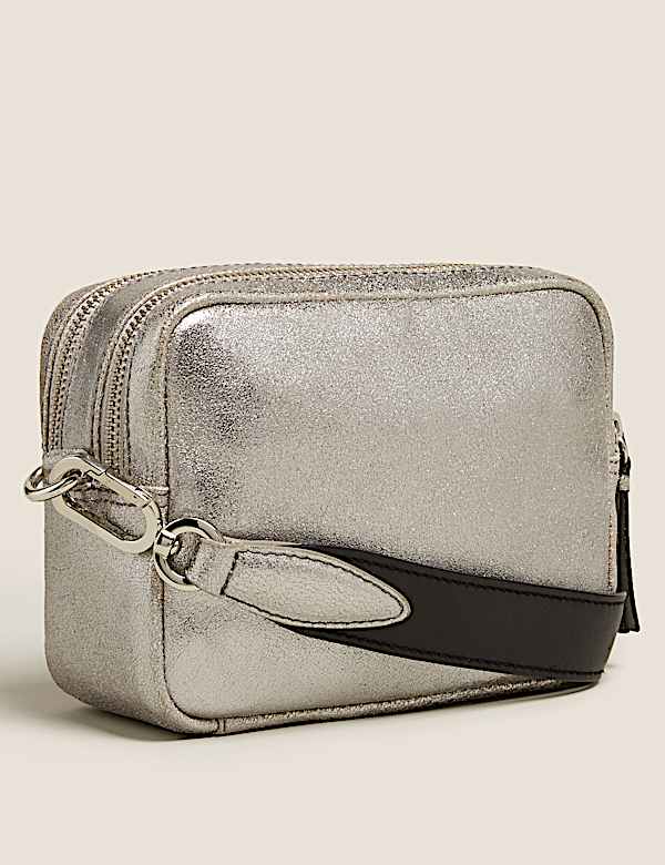 Leather Cross Body Camera Bag