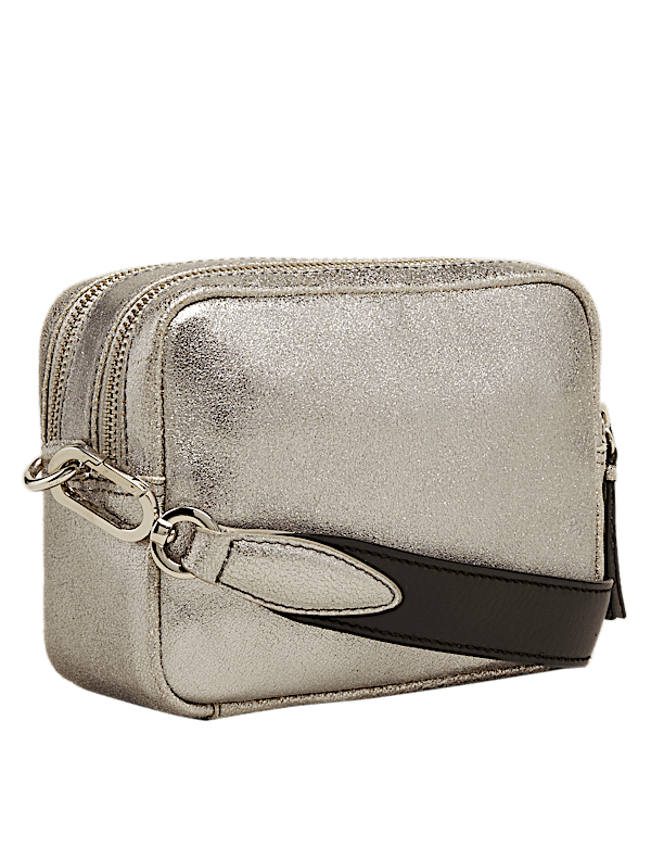 Leather Cross Body Camera Bag