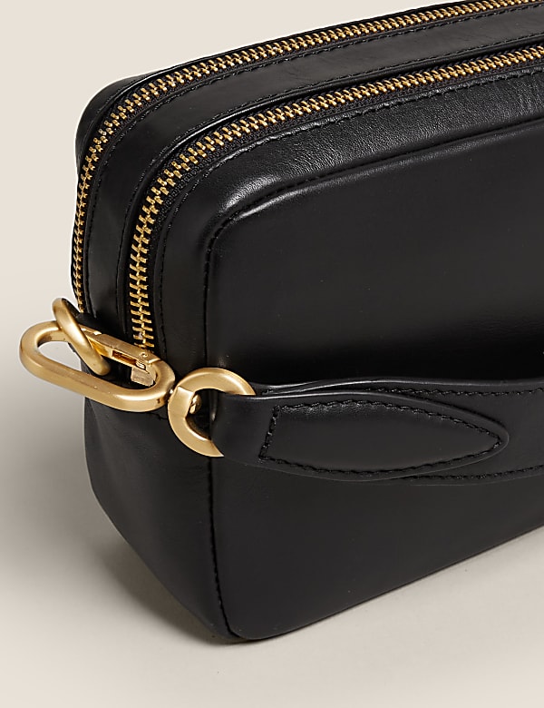 Leather Cross Body Camera Bag
