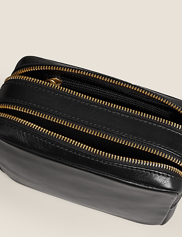 Leather Cross Body Camera Bag