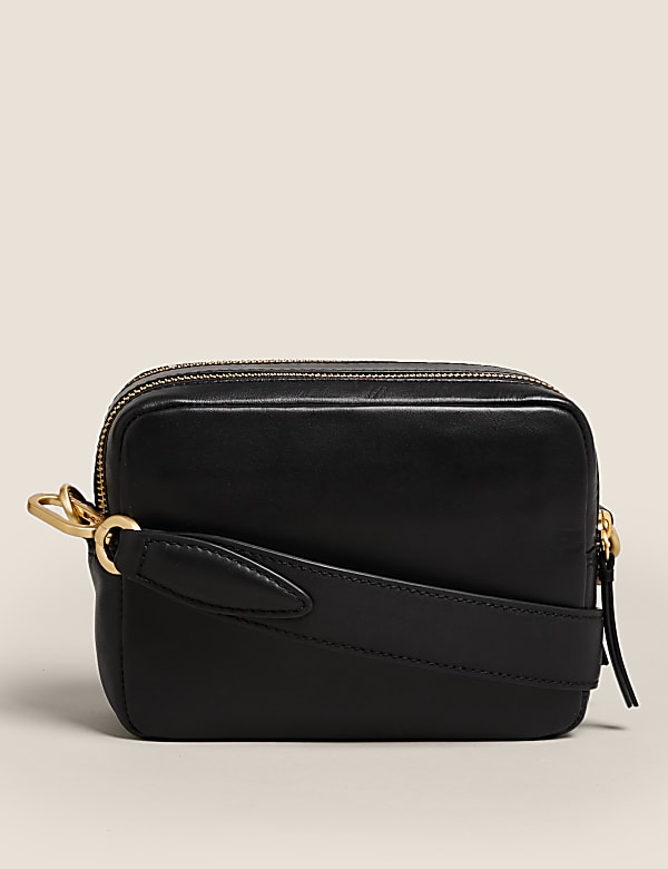 Leather Cross Body Camera Bag