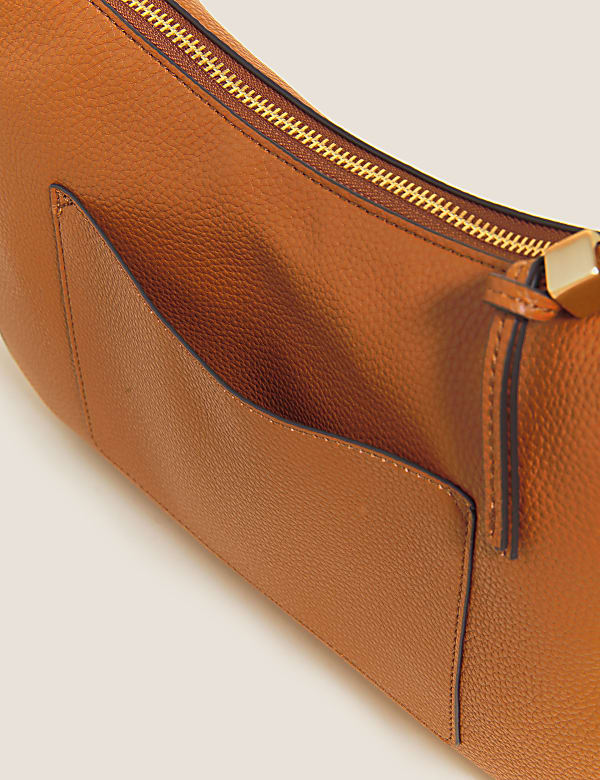 Faux Leather Shoulder Bag