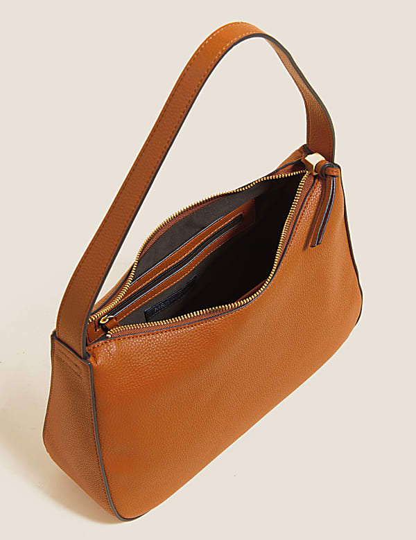 Faux Leather Shoulder Bag