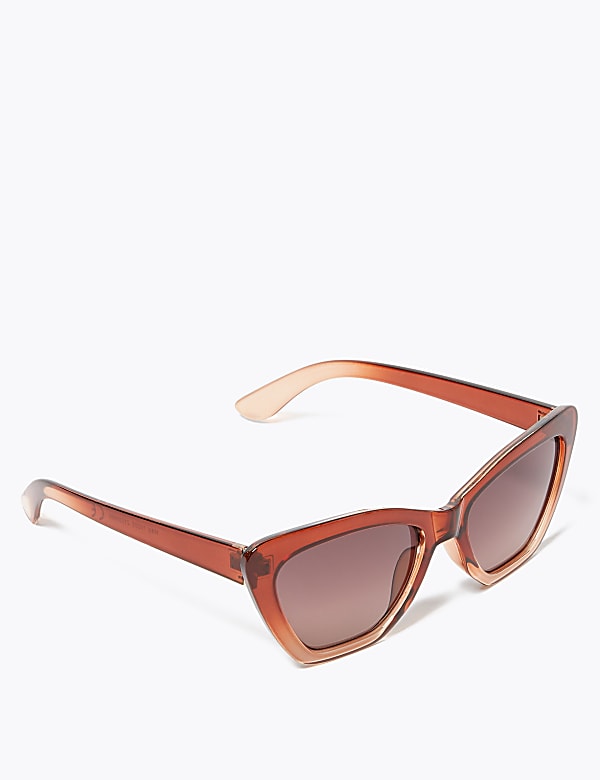 Angular Cat Eye Sunglasses