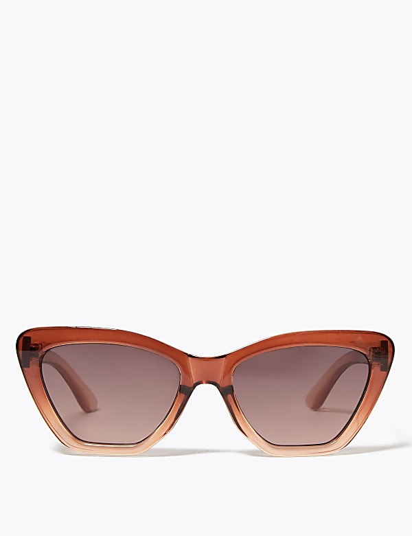 Angular Cat Eye Sunglasses