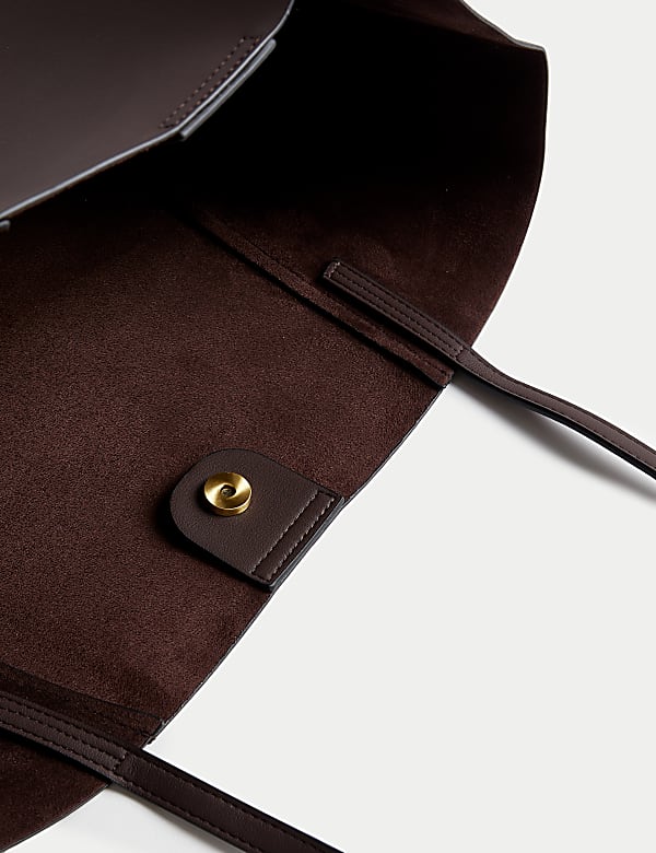 Faux Leather Tote Bag