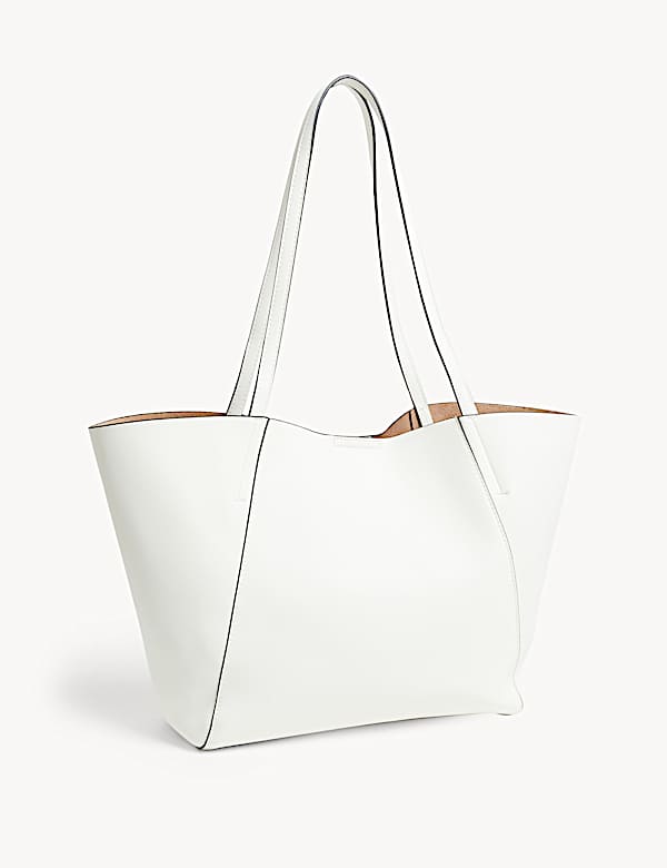 Faux Leather Tote Bag