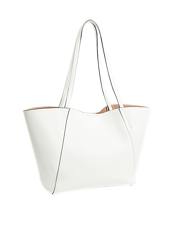 Faux Leather Tote Bag