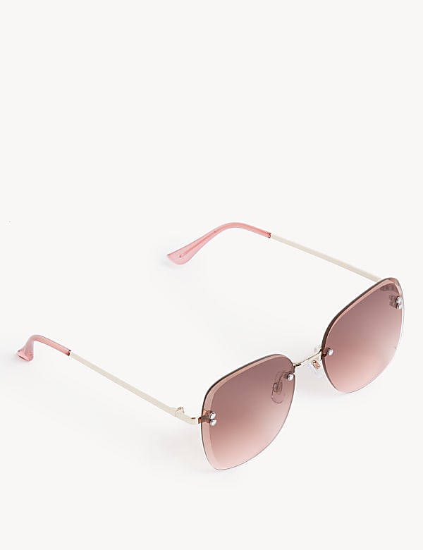 Rimless Square Sunglasses