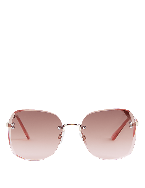 Rimless Square Sunglasses