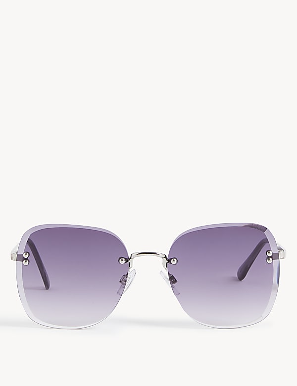 Rimless Square Sunglasses