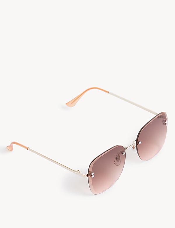 Rimless Square Sunglasses