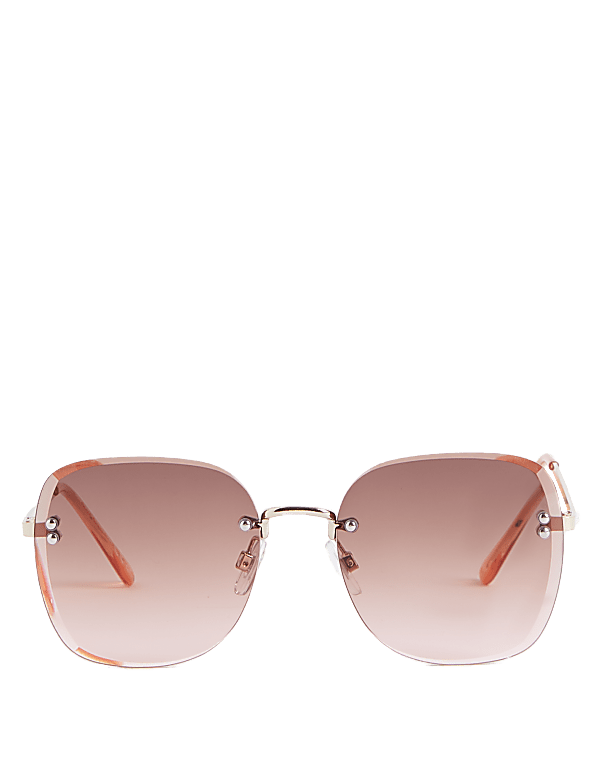 Rimless Square Sunglasses