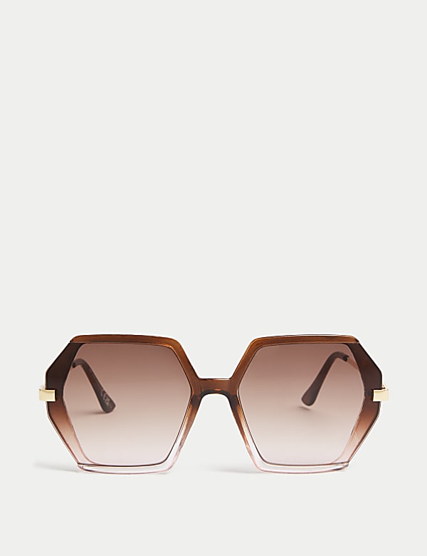 Large Sunglasses BROWN Sunglasses M S FR