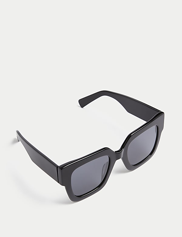 Acetate Square Preppy Sunglasses