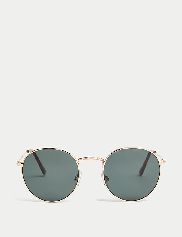 Metal Round Sunglasses - AL