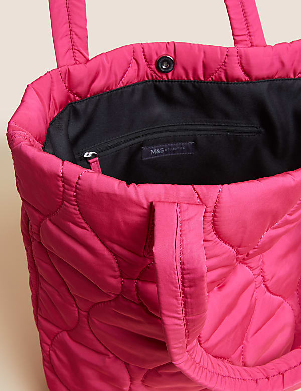 Water Resistant Quilted Tote Bag